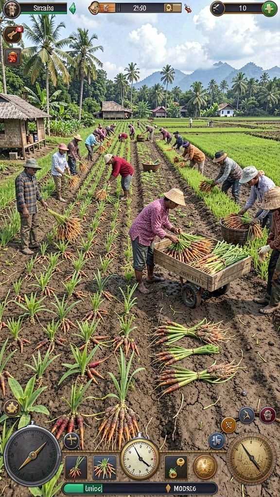 Pengaturan karakter sebelum memulai misi.