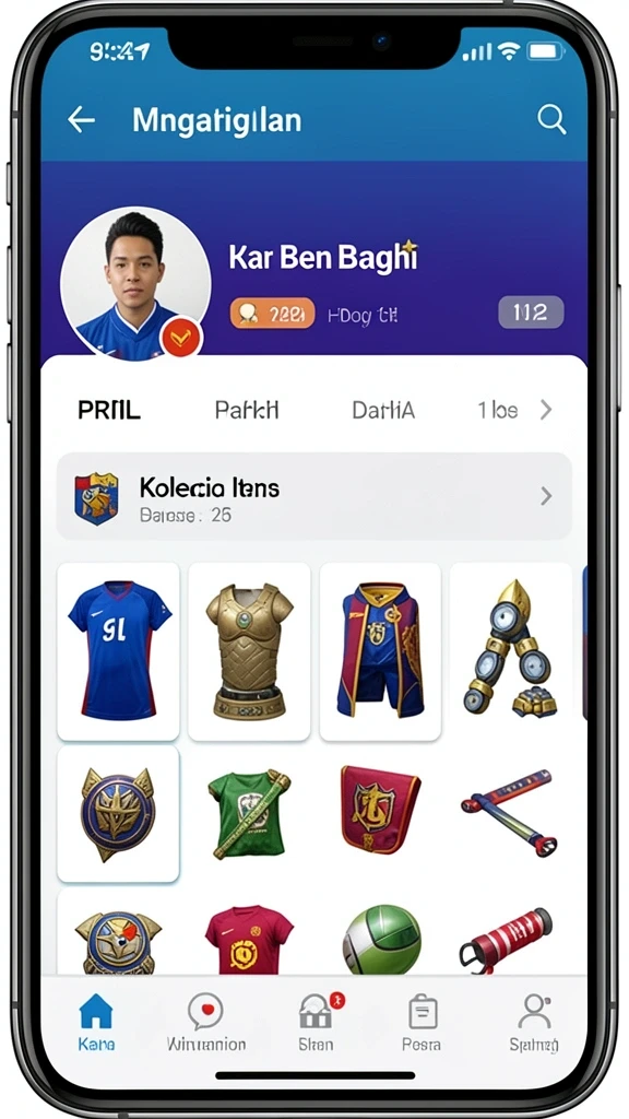 Screenshot menampilkan salah satu tema slot yang penuh warna.