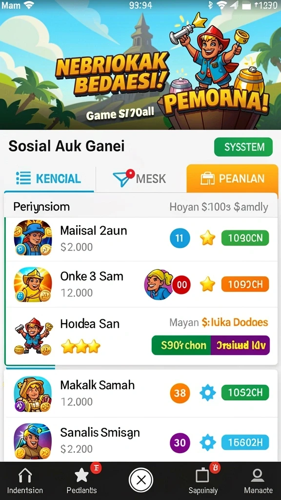 Screenshot menampilkan mode permainan tim dengan teman-teman.
