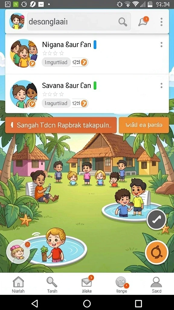 Momen-momen seru saat berkompetisi dalam mode multiplayer.