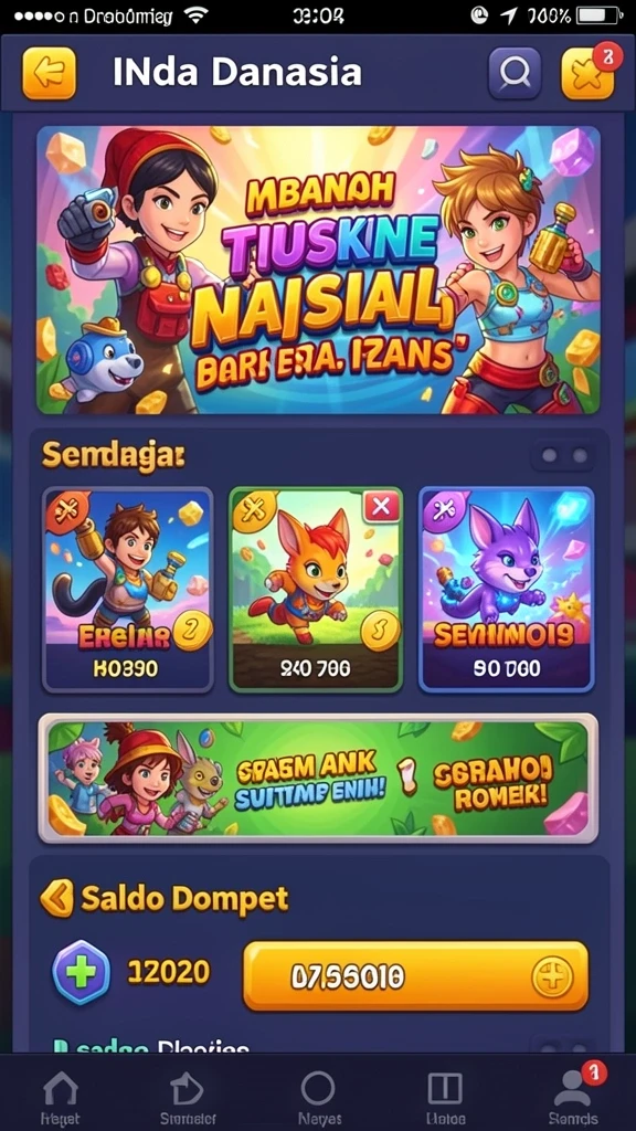 Grafik memukau yang meningkatkan pengalaman bermain.