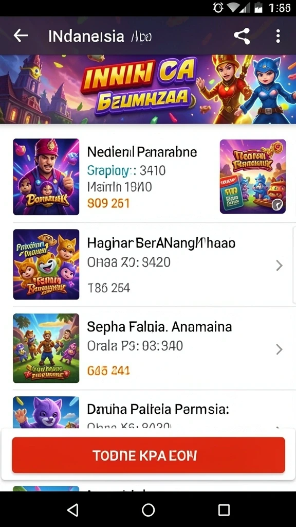 Screenshot menampilkan grafik yang memukau dalam permainan.