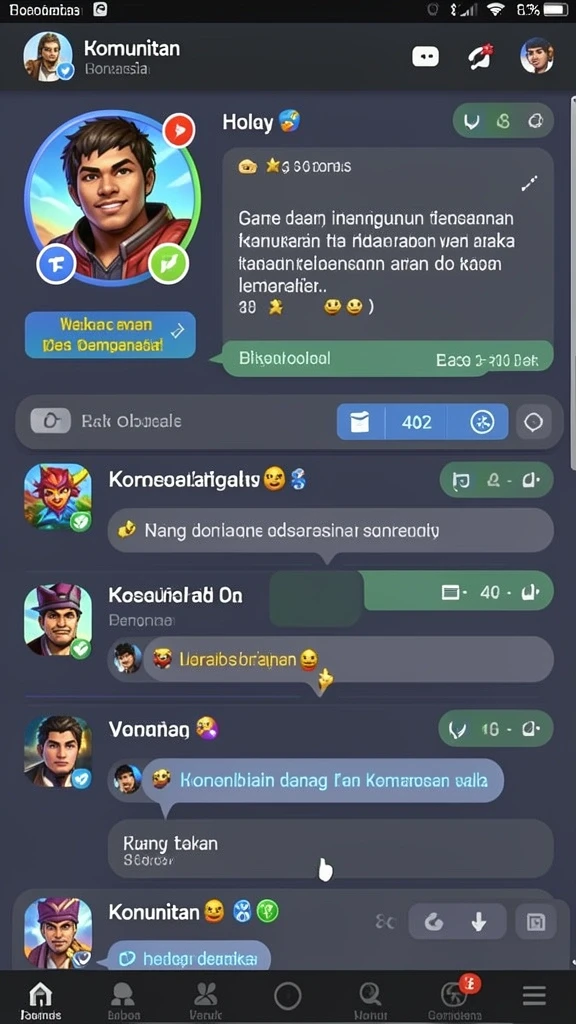 Tampilan antarmuka yang menarik dan user-friendly.