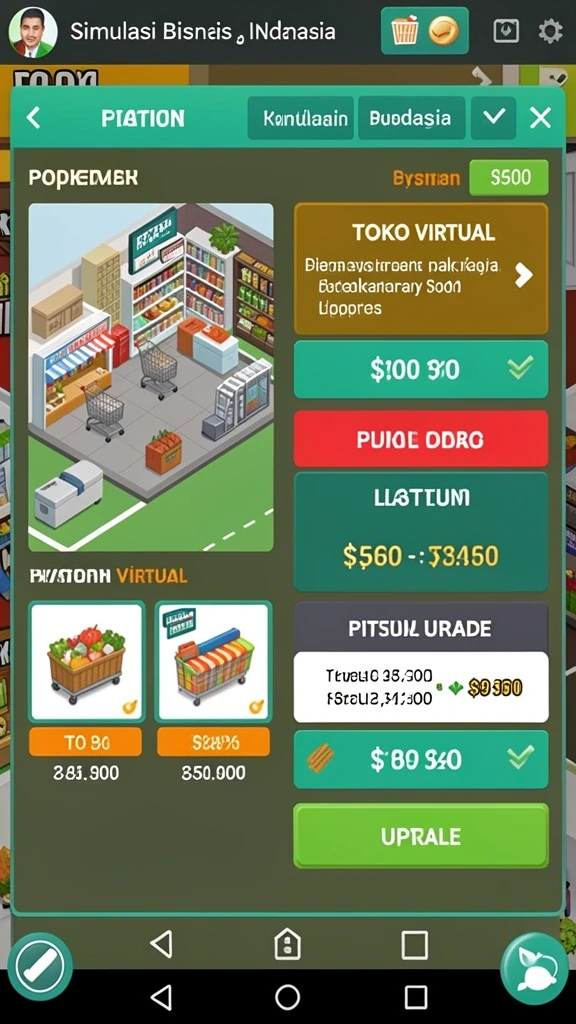 Mode permainan yang bisa dimainkan secara offline dan online.