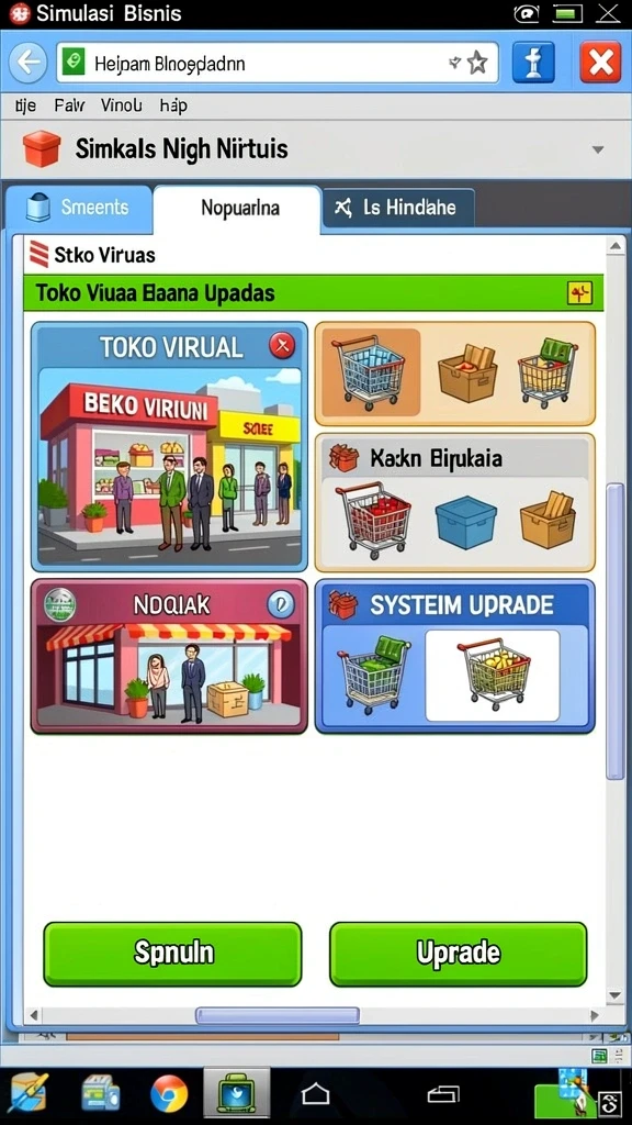 Screenshot menunjukkan grafik yang memukau dan animasi yang halus.