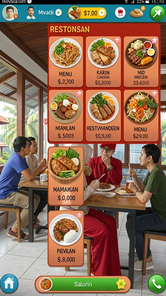 Keseruan bermain dengan bonus harian yang menggiurkan.