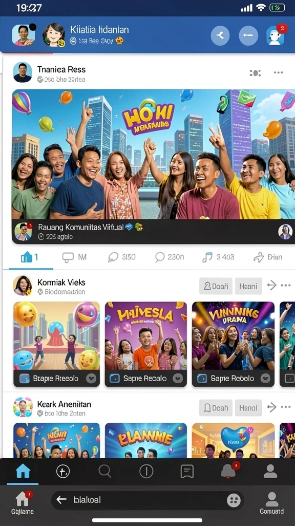 Tangkapan layar yang menampilkan level baru yang menantang.