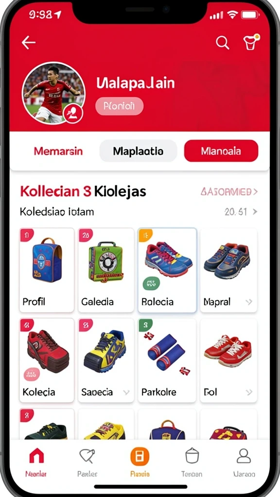 Tampilan menarik dengan karakter yang dapat dikustomisasi.