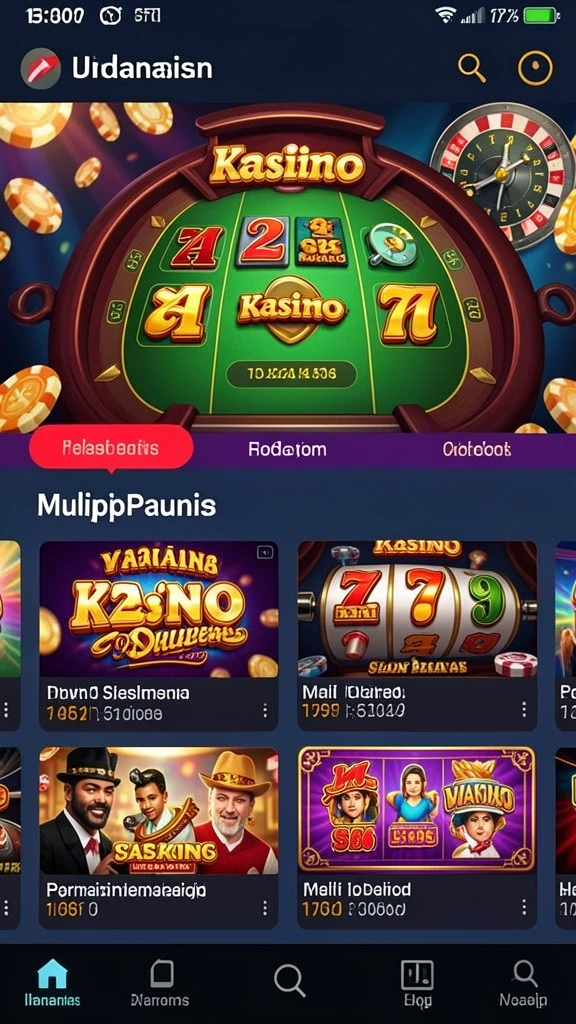 Tampilan awal game KAWAT4D dengan desain menarik.