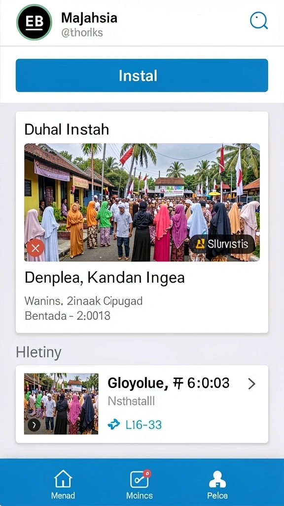 Tampilan antarmuka yang menarik dan mudah dinavigasi.