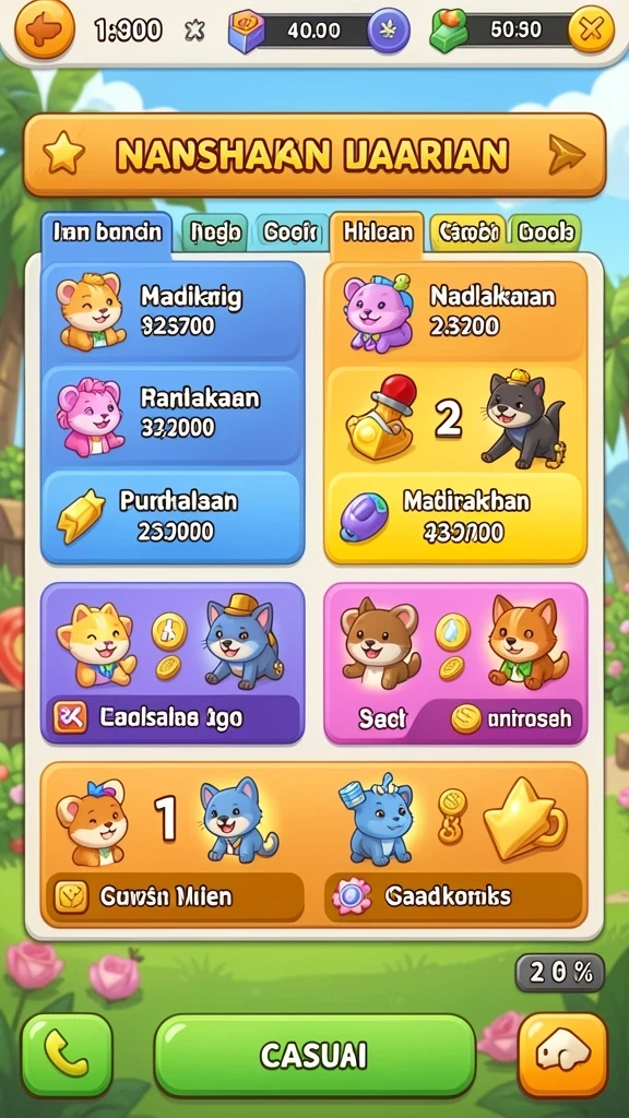 Fitur chat untuk berinteraksi dengan pemain lain.