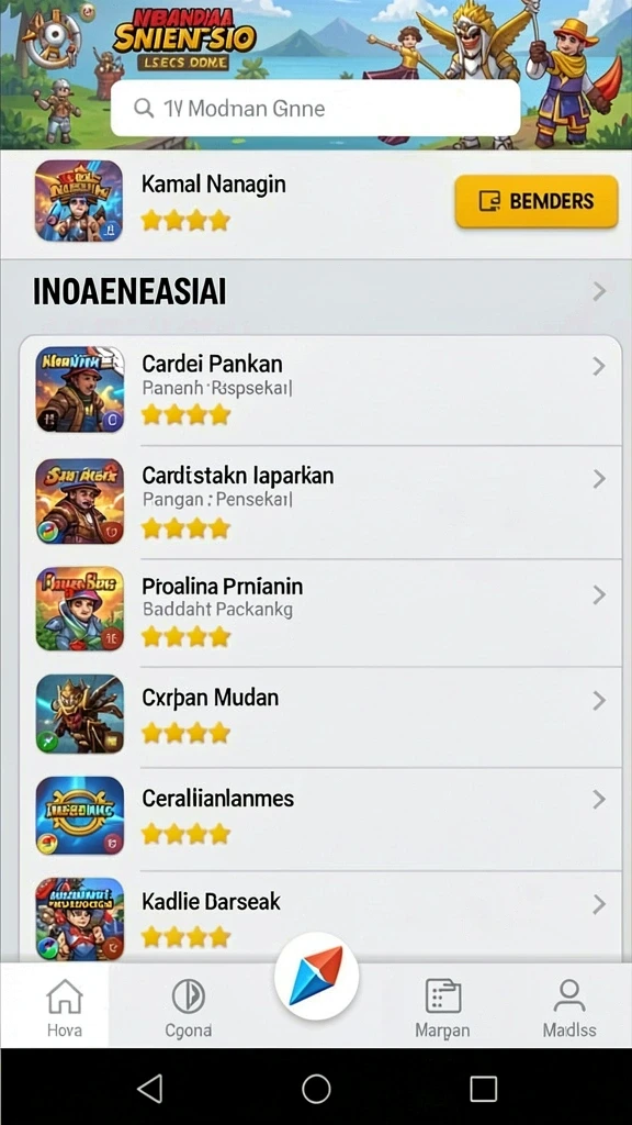 Tampilan antarmuka yang menarik dan mudah digunakan.