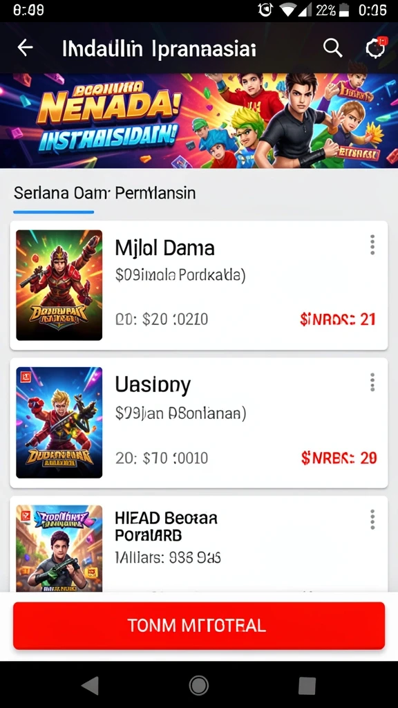 Antarmuka pengguna yang intuitif dan simpel.