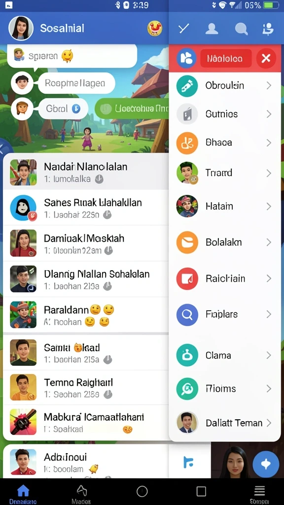 Level menantang yang memacu adrenalin.