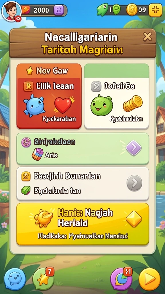 Sistem komunitas yang interaktif dan menyenangkan.