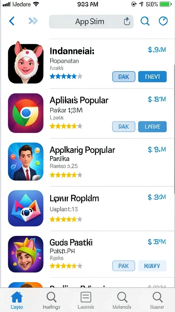 Beragam permainan menarik untuk dipilih.
