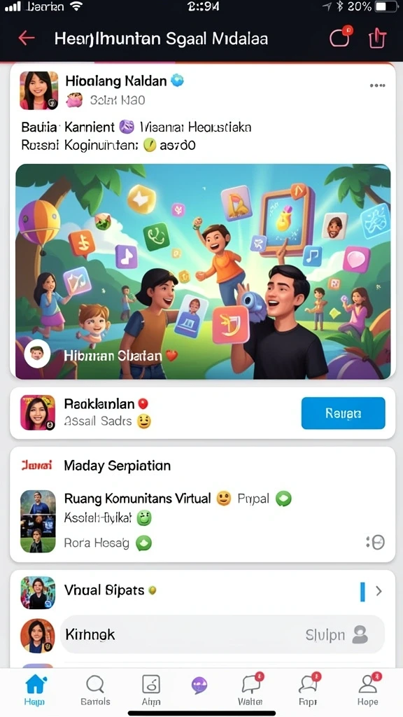 Gameplay yang seru dengan banyak mode permainan.