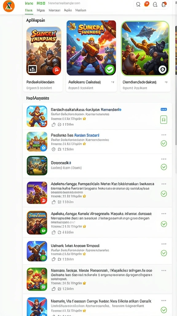 Berbagai permainan slot dengan grafik memukau.