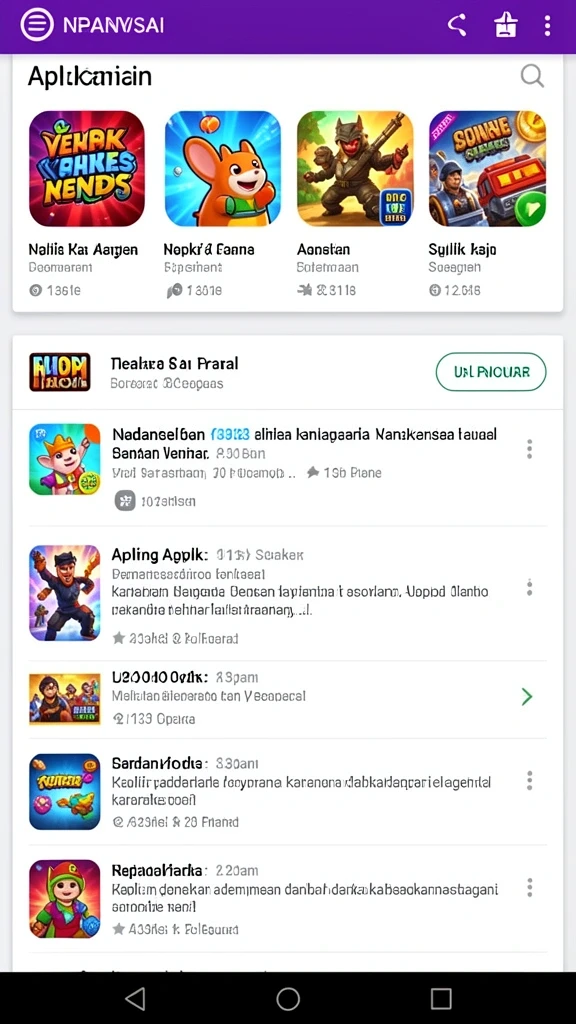 Berbagai permainan slot dengan tema yang beragam.