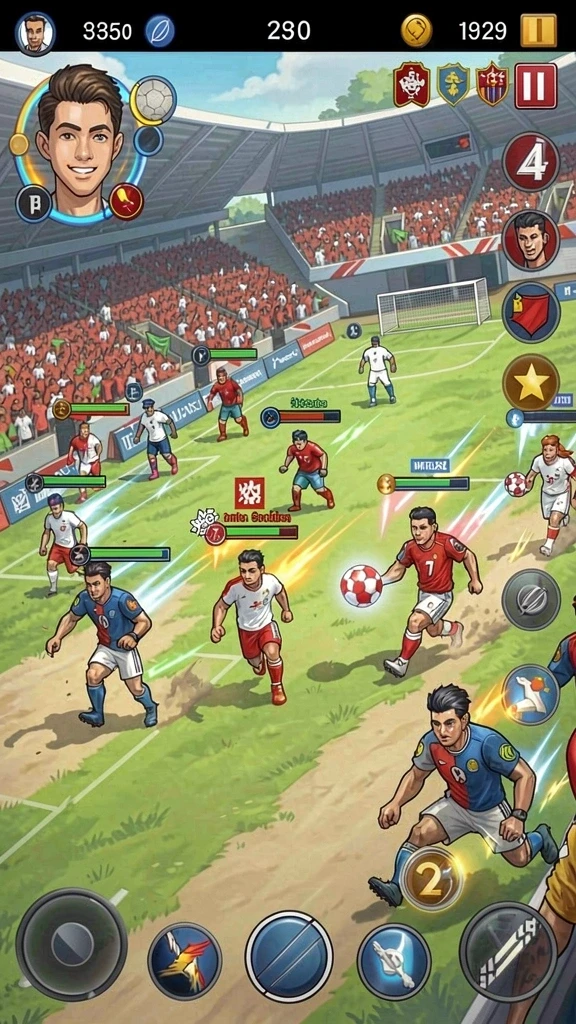 Mode multiplayer yang memungkinkan bermain dengan teman.