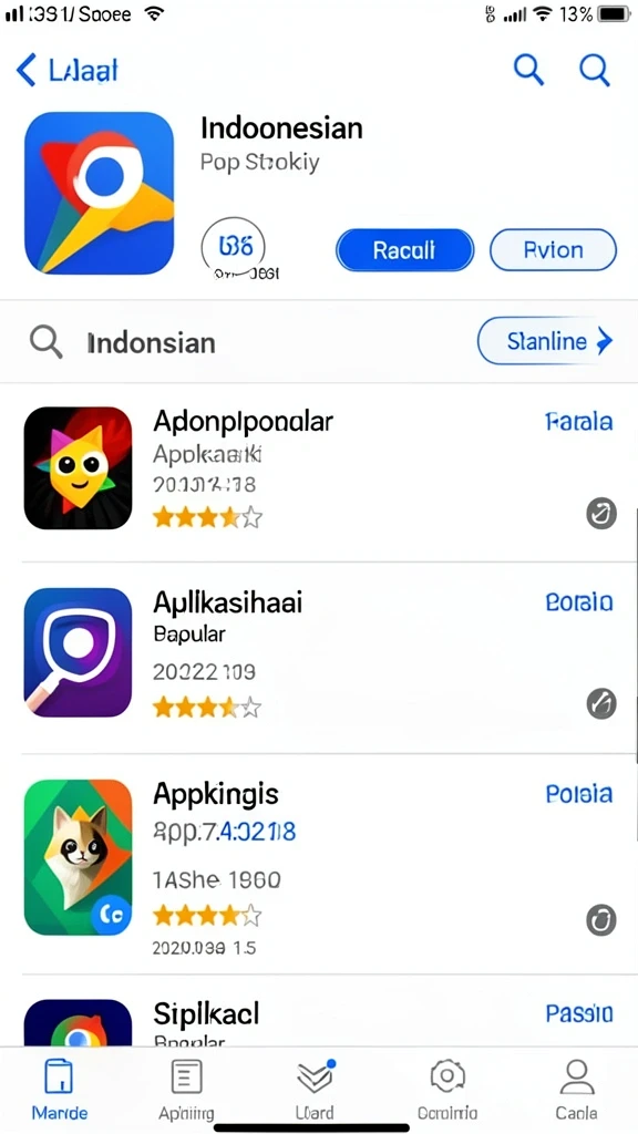 Tampilan awal aplikasi yang sederhana dan menarik.