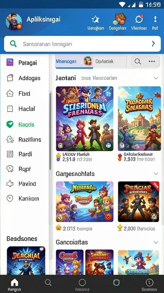 Berbagai mode permainan yang seru dan bervariasi.