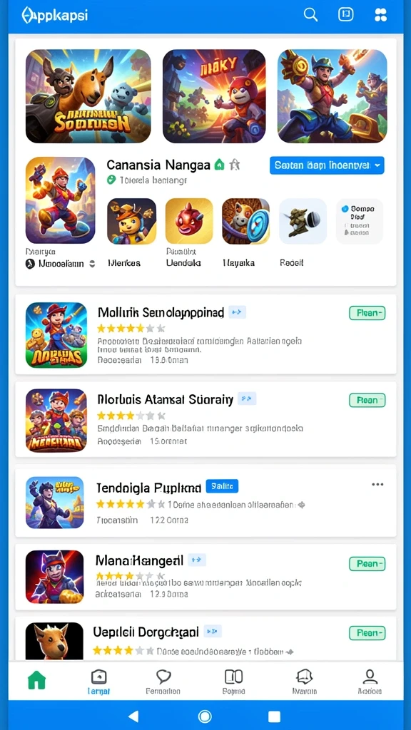 Menampilkan berbagai musuh yang bisa dihadapi.